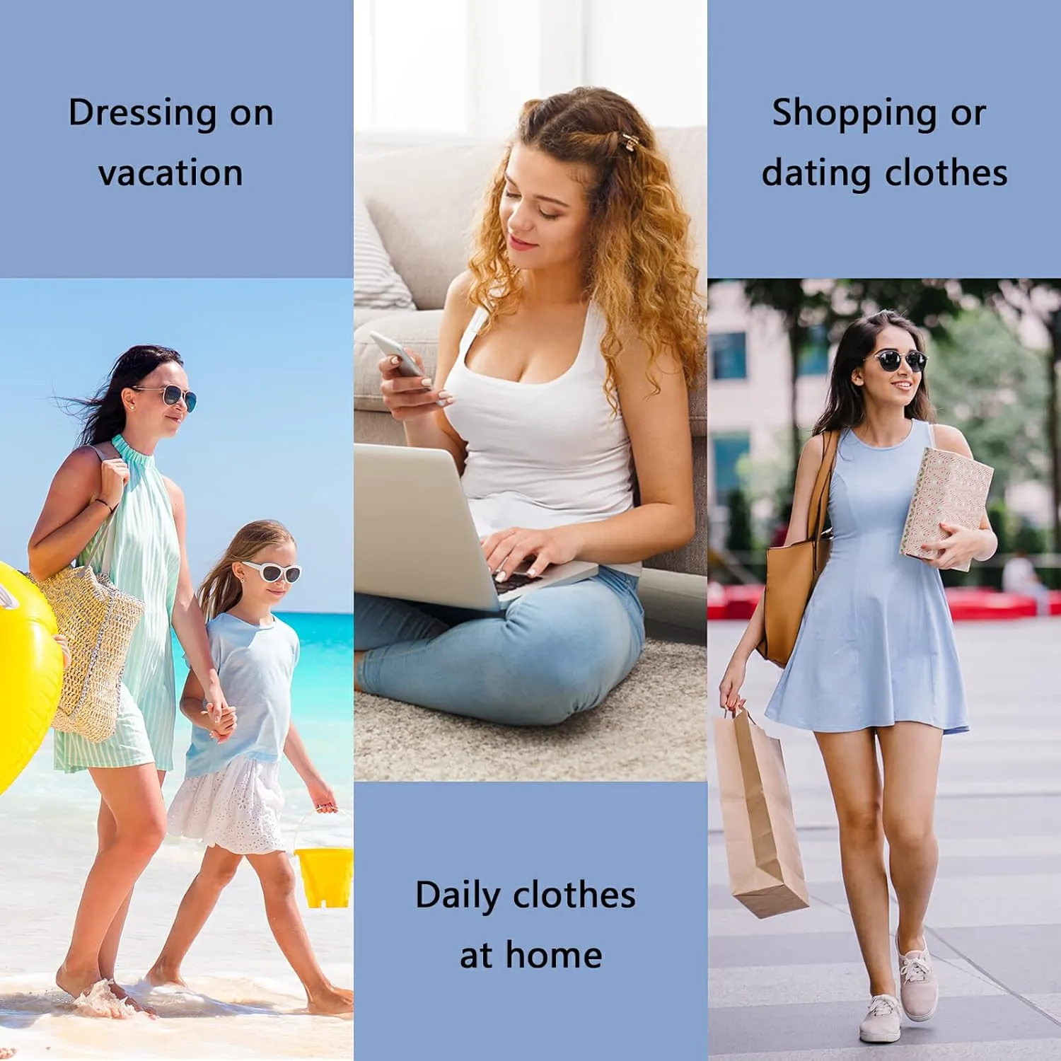 ALAZA Swan Flower Floral Women Summer Dresses Casual Sleeveless Sundress with Pockets Tank Dress