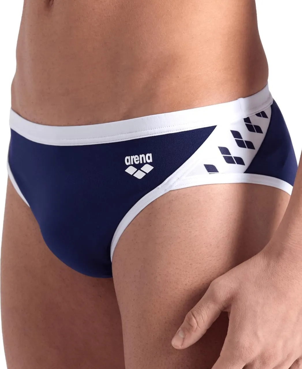 Arena Men's Icons Solid Swim Briefs Professional Training Swimsuit Sports Trunk