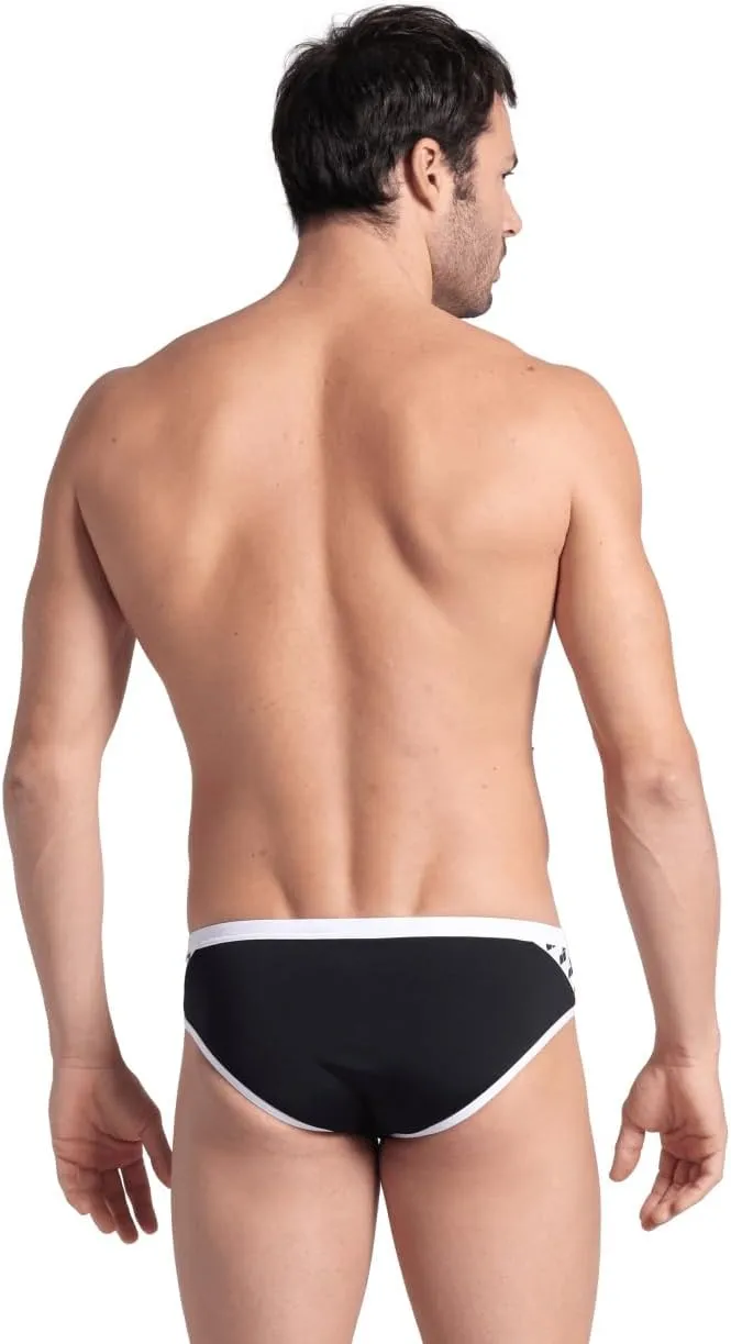 Arena Men's Icons Solid Swim Briefs Professional Training Swimsuit Sports Trunk
