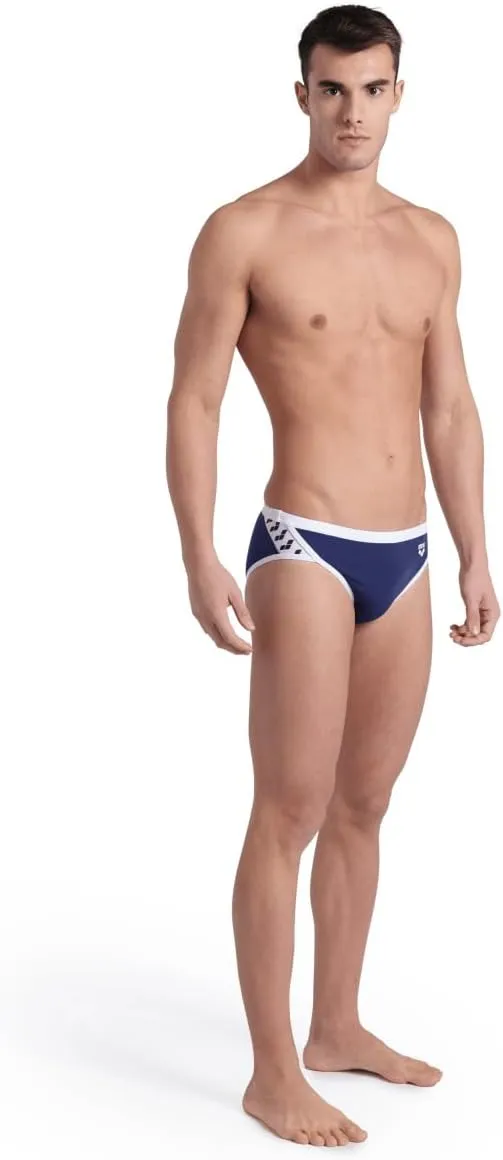 Arena Men's Icons Solid Swim Briefs Professional Training Swimsuit Sports Trunk