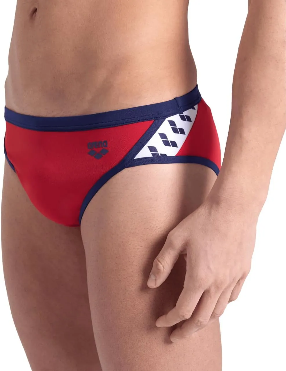 Arena Men's Icons Solid Swim Briefs Professional Training Swimsuit Sports Trunk