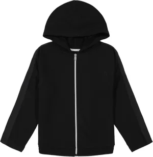 Calvin Klein Girls' Full-Zip Fleece Hoodie Sweatshirt with Front Pockets