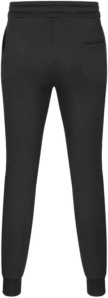 Cargo Trousers for Men Sweatpants Drawstring Stretch Elastic Waist Jogger Sports Pants Solid Color Sports Trousers