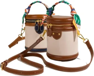 Colorblock Bucket Bag For Women Shoulder Bag With Wallet Pocket, Small Purses For Women In Versatile Black Design,For Casual Fashion(Shape-B)