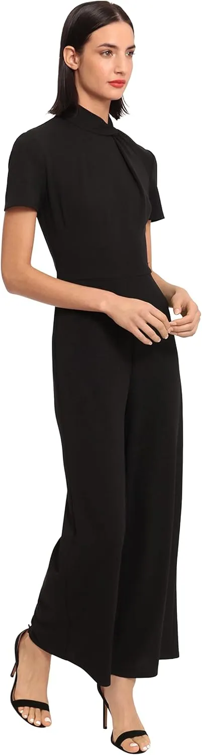 Donna Morgan womens Sleek Style Jumpsuit Office Workwear Event Guest of