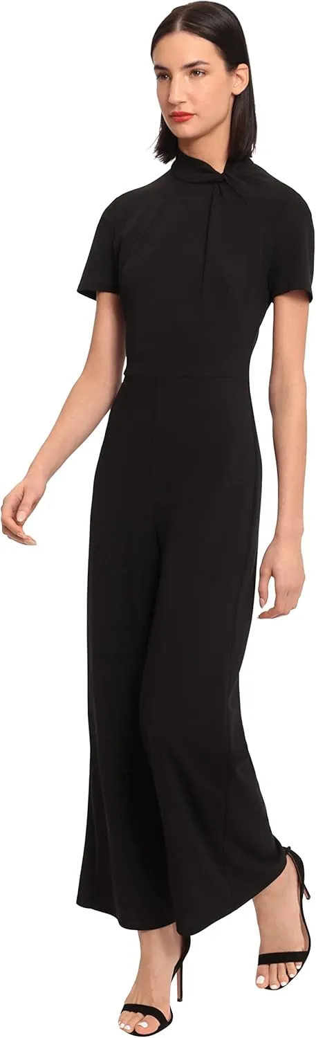 Donna Morgan womens Sleek Style Jumpsuit Office Workwear Event Guest of