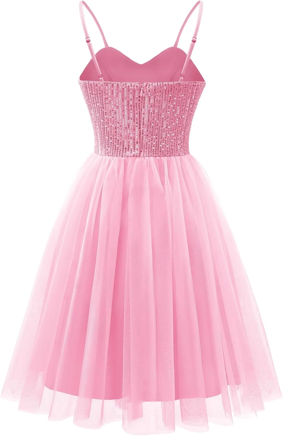 Dressystar Women's Sparkly Sequin Glitter Dress Spaghetti Strap Cocktail Party Dresses