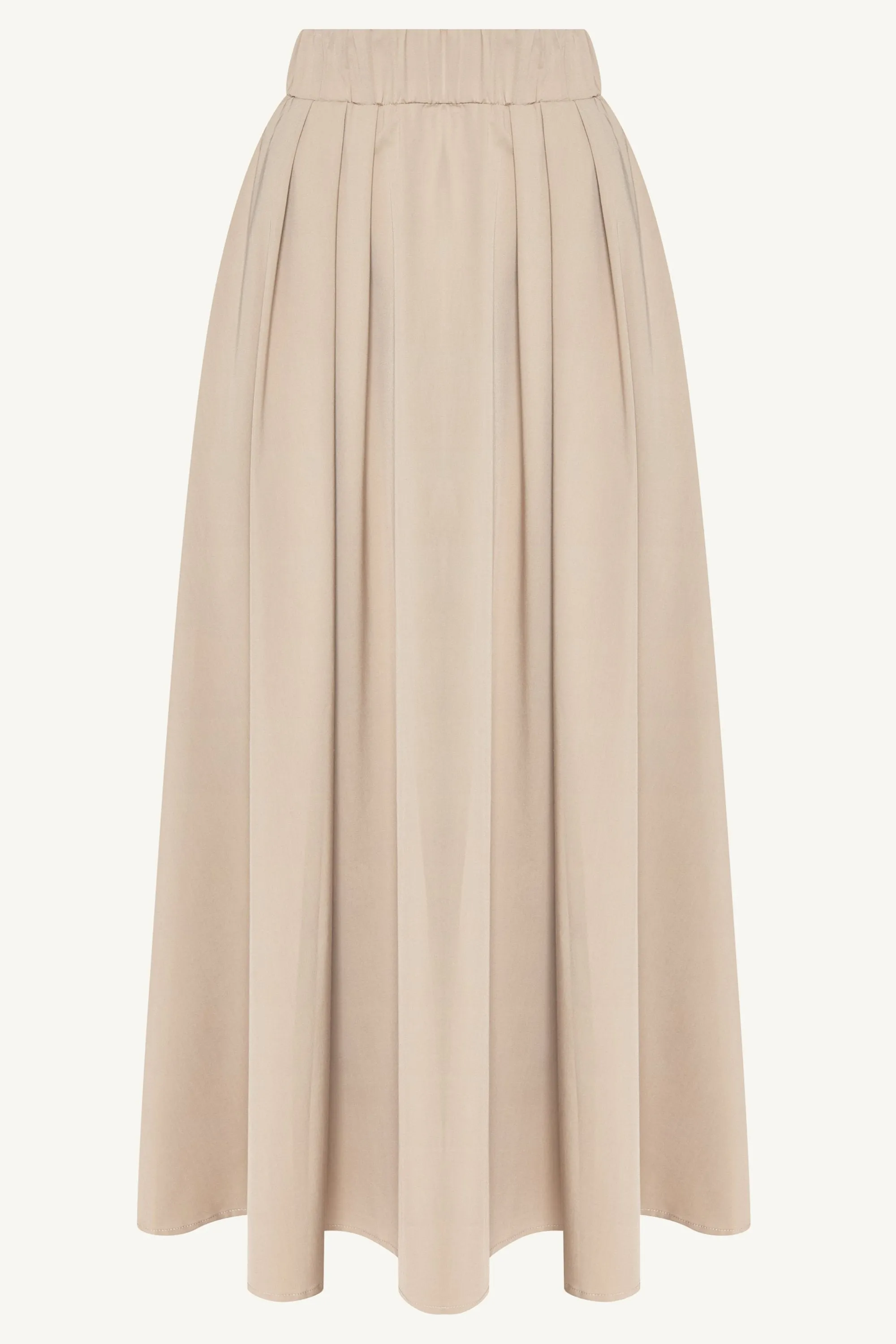 Everyday Tencel Bamboo Maxi Skirt - Stone