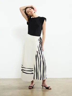 Genevieve Ariette Linen Skirt