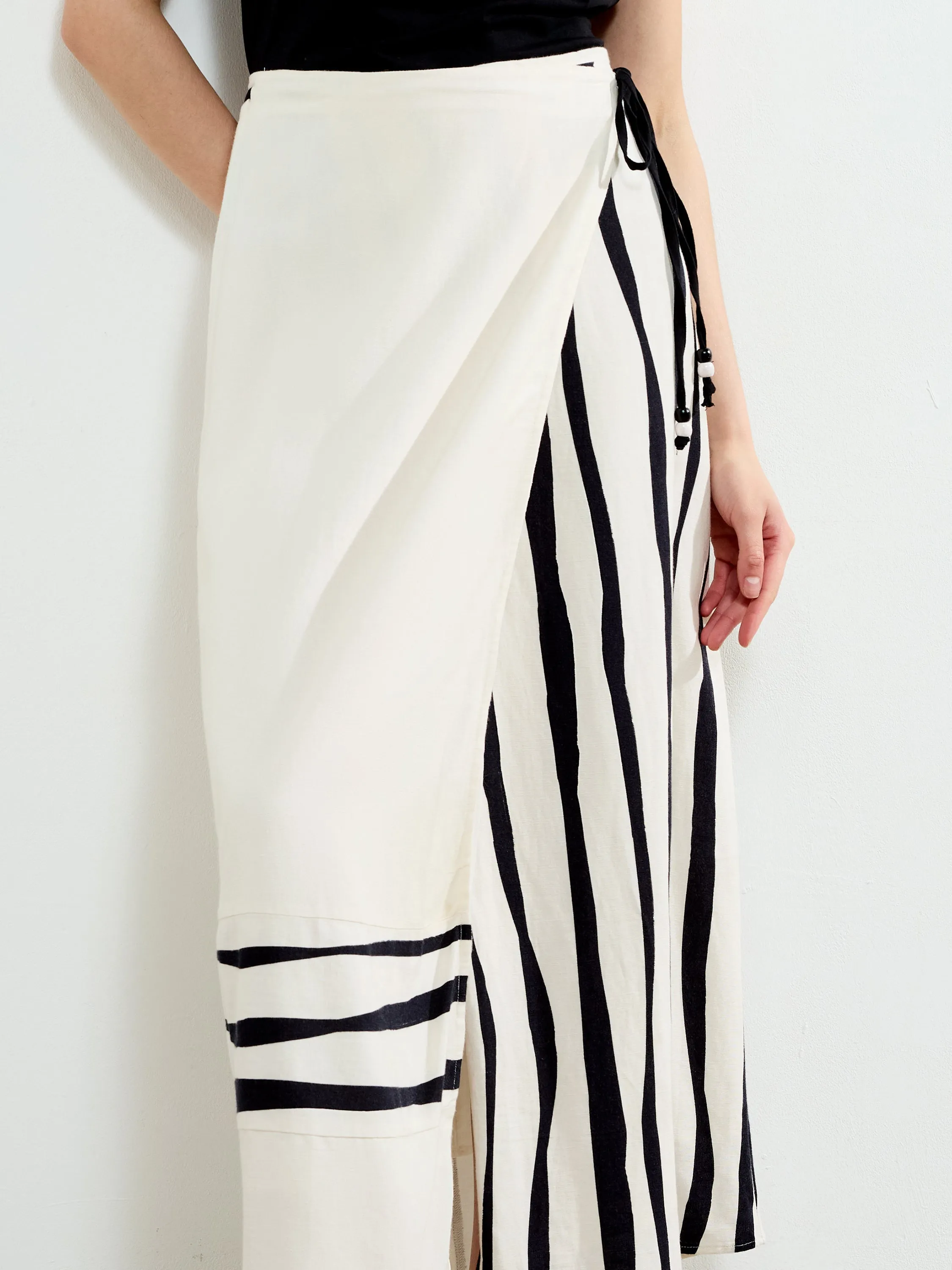 Genevieve Ariette Linen Skirt