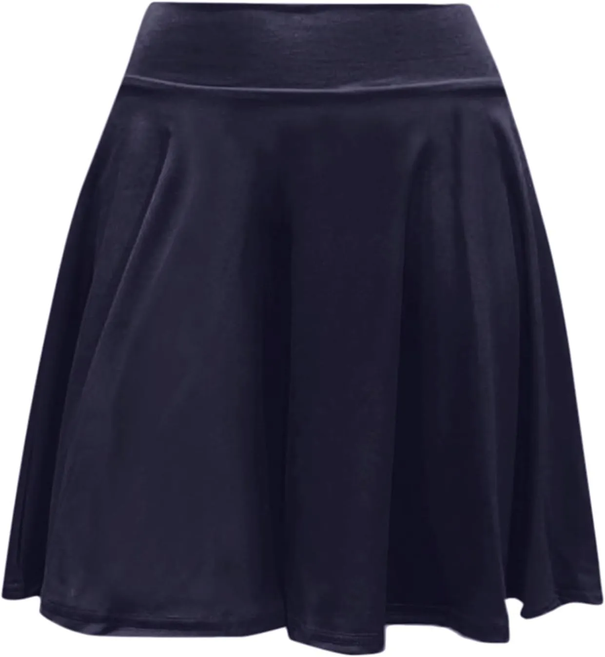HGps8w Versatile Skirt for Women 2025 Summer Casual Solid High Waisted A-Line Tennis Golf Skorts Bulit-in-Shorts Mini Dress