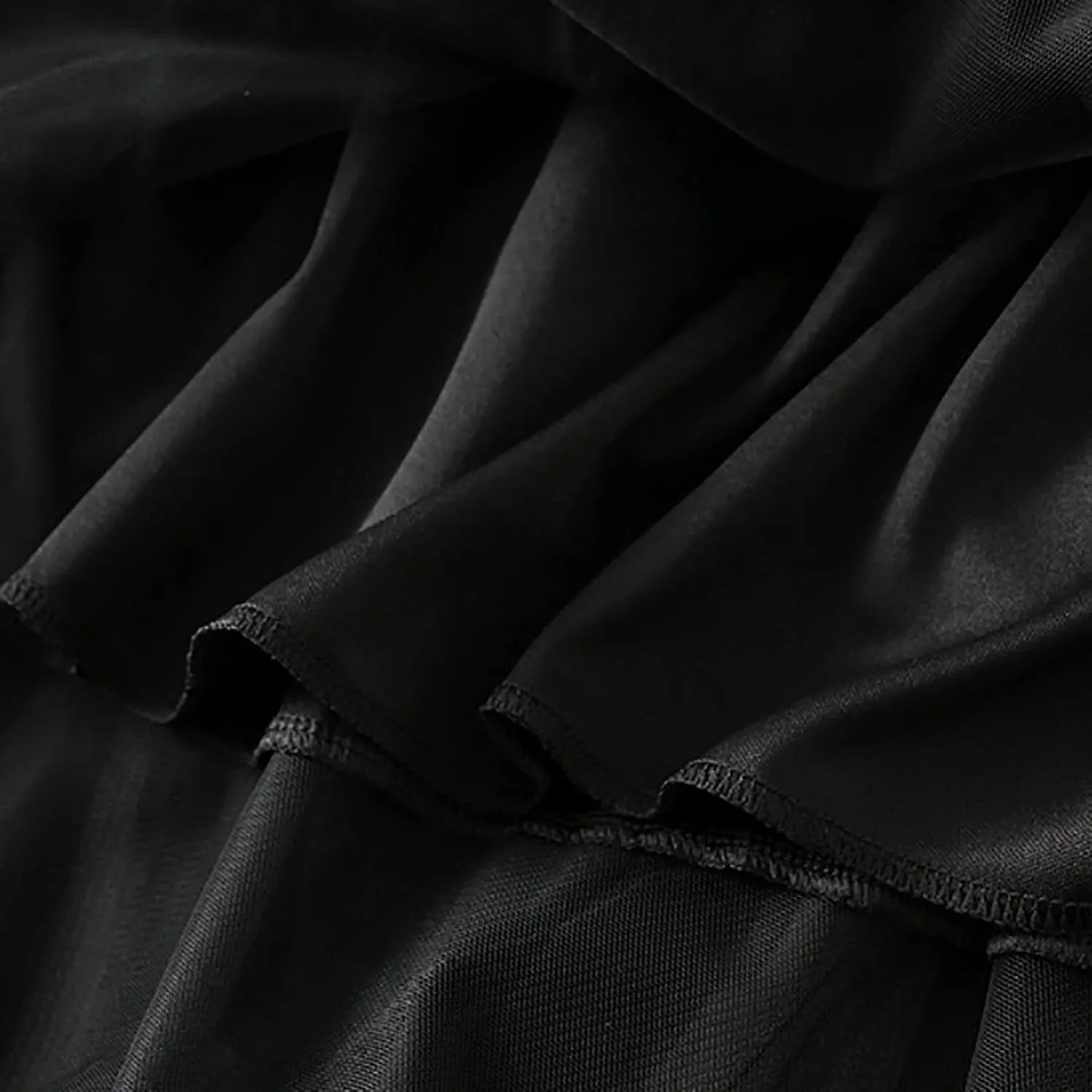 HGps8w Women Mesh Midi Skirt Multilayer Irregular Ruffled High Waist Lace Ballet Prom Party Tulle Tutu A-line Skirts