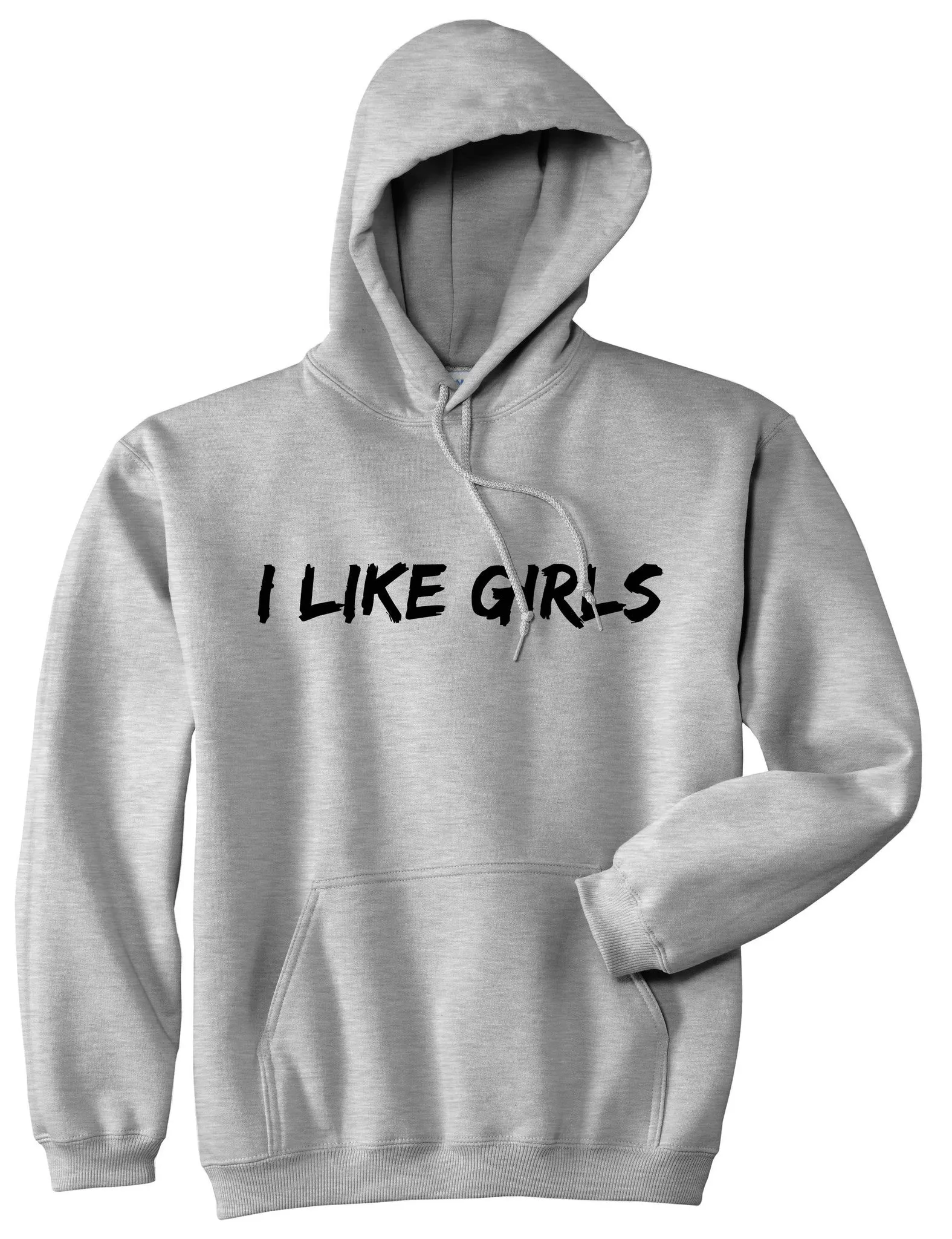 I Like Girls Pullover Hoodie