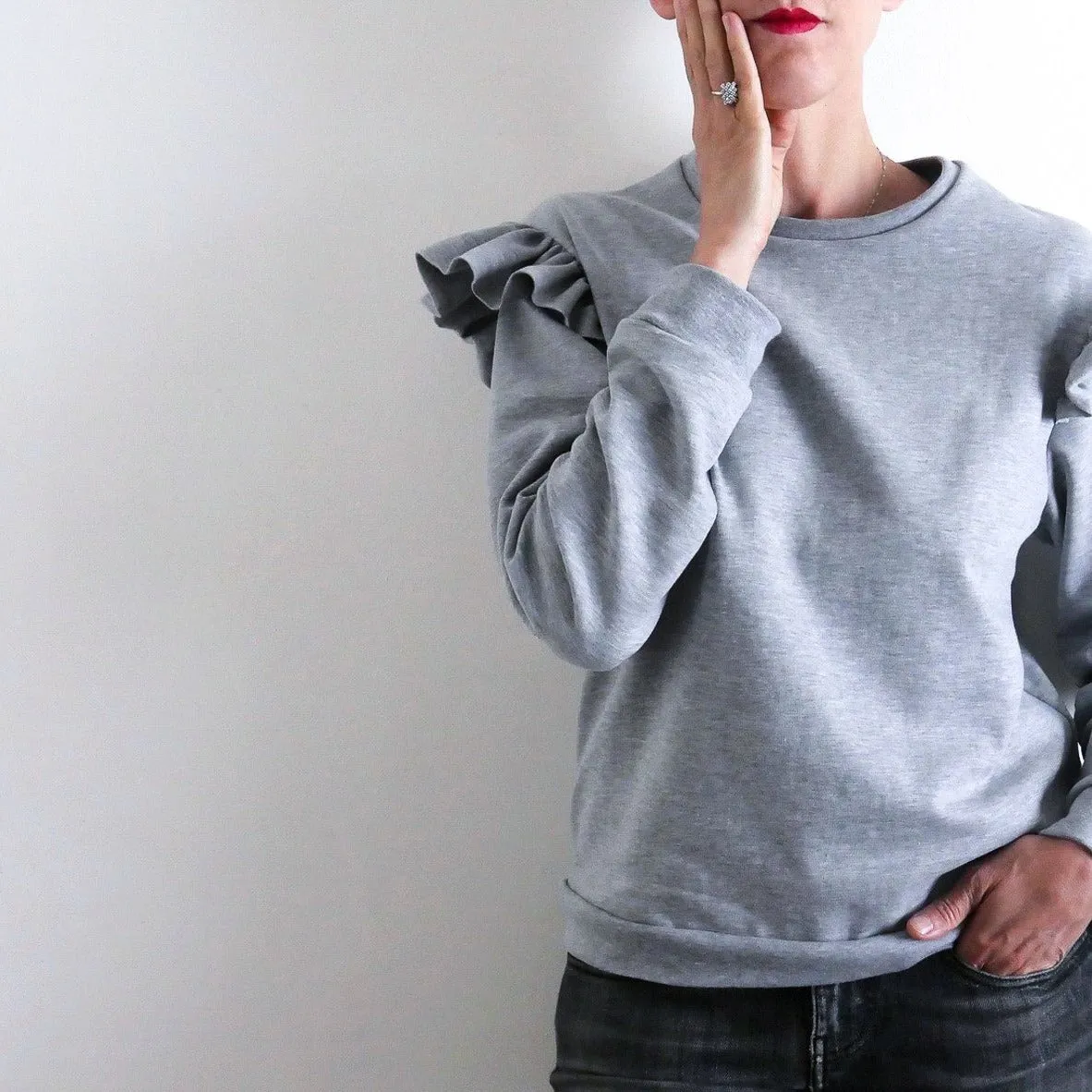 JASMIN Mum sweatshirt/dress - Woman 34-46 - PDF Sewing Pattern