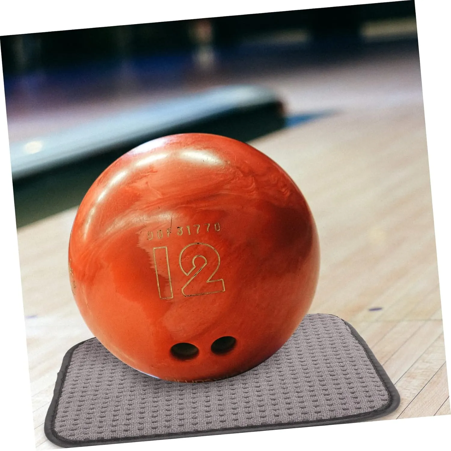 KESYOO 4sets Bowling Ball Cleaning Towel Pad Microfiber Bowling Pad Professional 2pcs*4