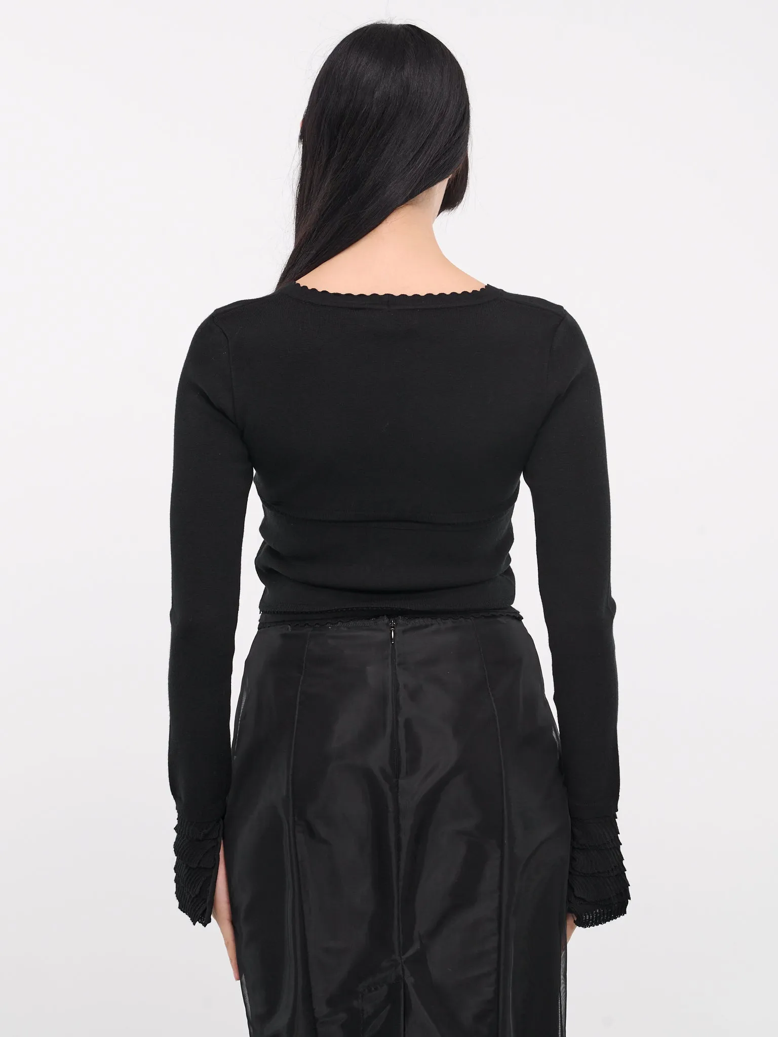 Knit Cardigan (A42-2M481A-N0990-BLACK)