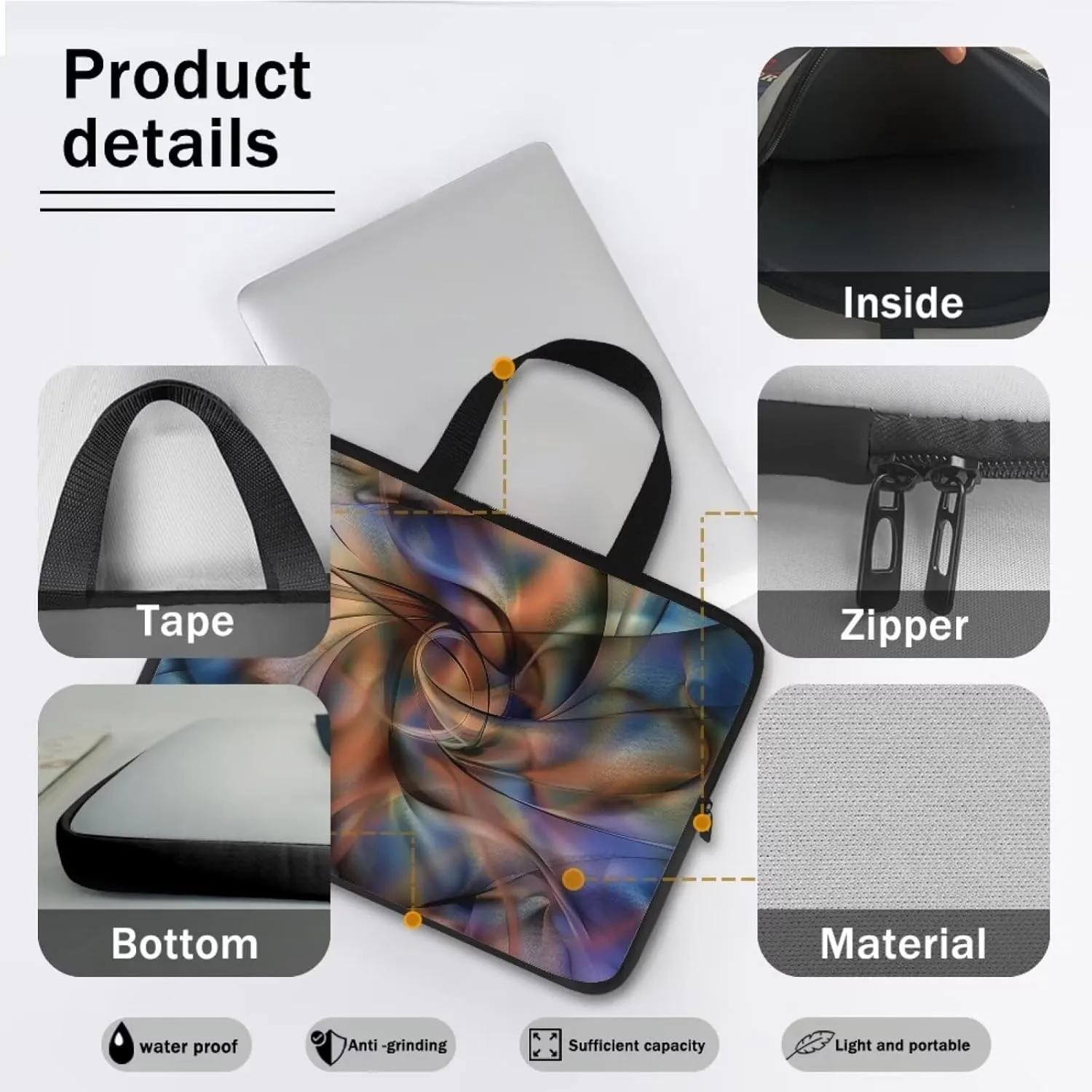 Laptop Bag for Women Men Work Tote Laptop for Computer Bag Business Office Professional Handbag Bag