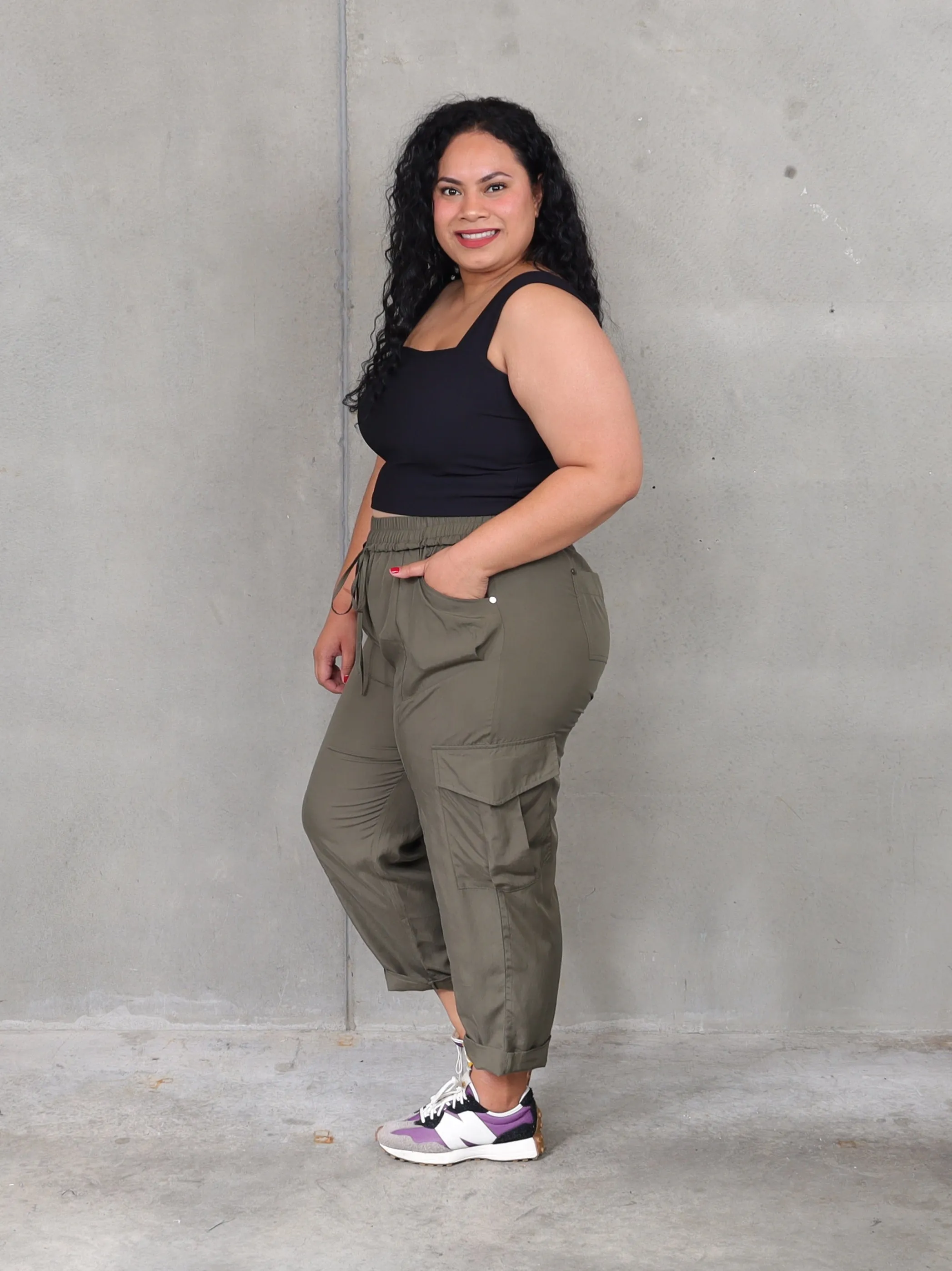 LAVISH Hybrid Cargo Pant - Khaki