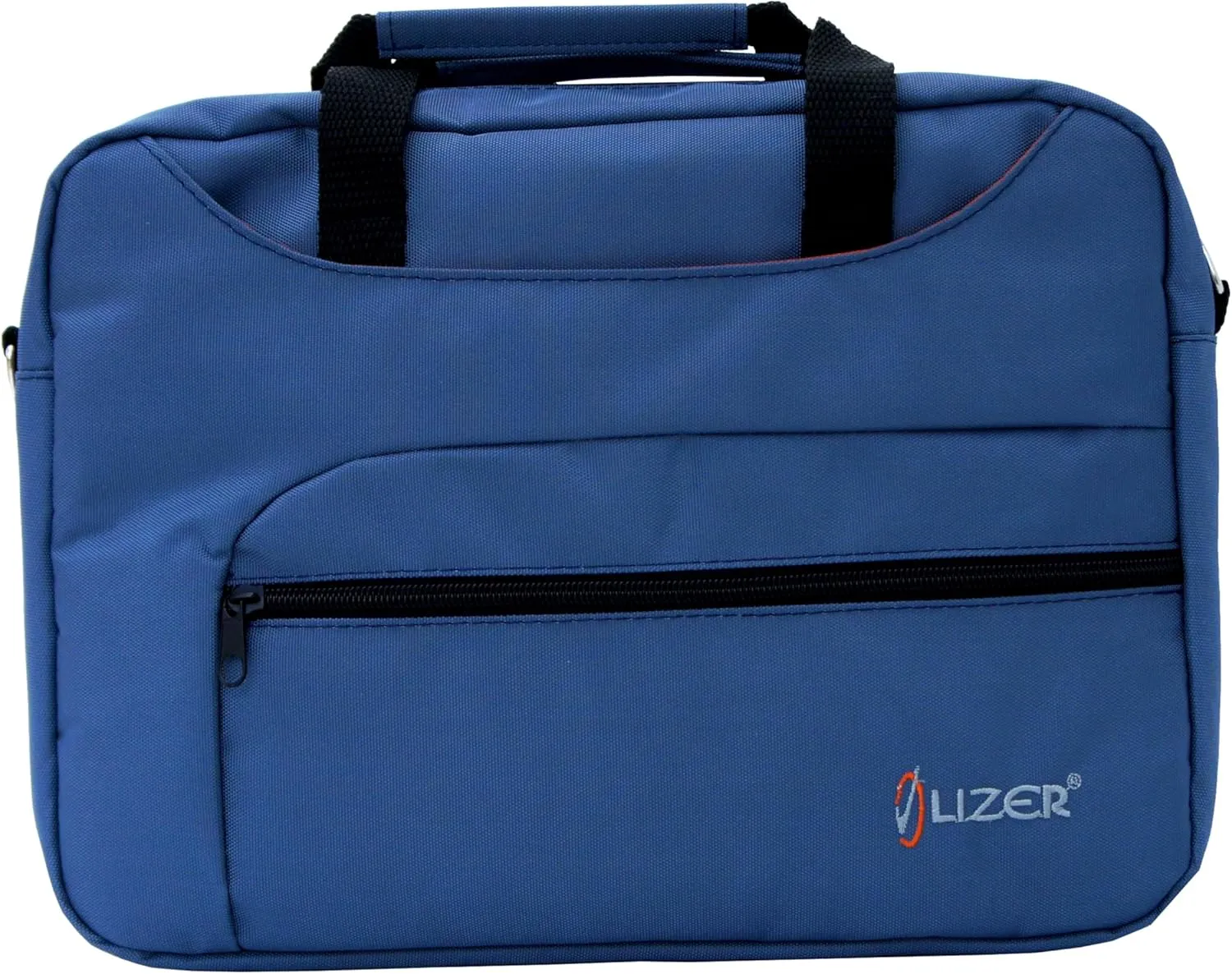 Lizer Laptop Bag, Laptop Sleeve Case 13 Inch, Messenger Shoulder Bag For Laptop or Tablet, Computer Bag, 11-13 Inch Laptop Tablet Compatible Case, Sleek, Durable & Water-Repellent Fabric (Navy)