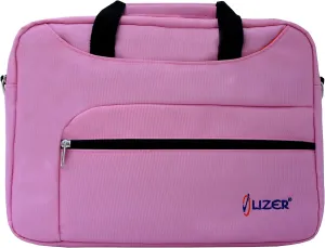 Lizer Laptop Bag, Laptop Sleeve Case 13 Inch, Messenger Shoulder Bag For Laptop or Tablet, Computer Bag, 11-13 Inch Laptop Tablet Compatible Case, Sleek, Durable & Water-Repellent Fabric (Pink)