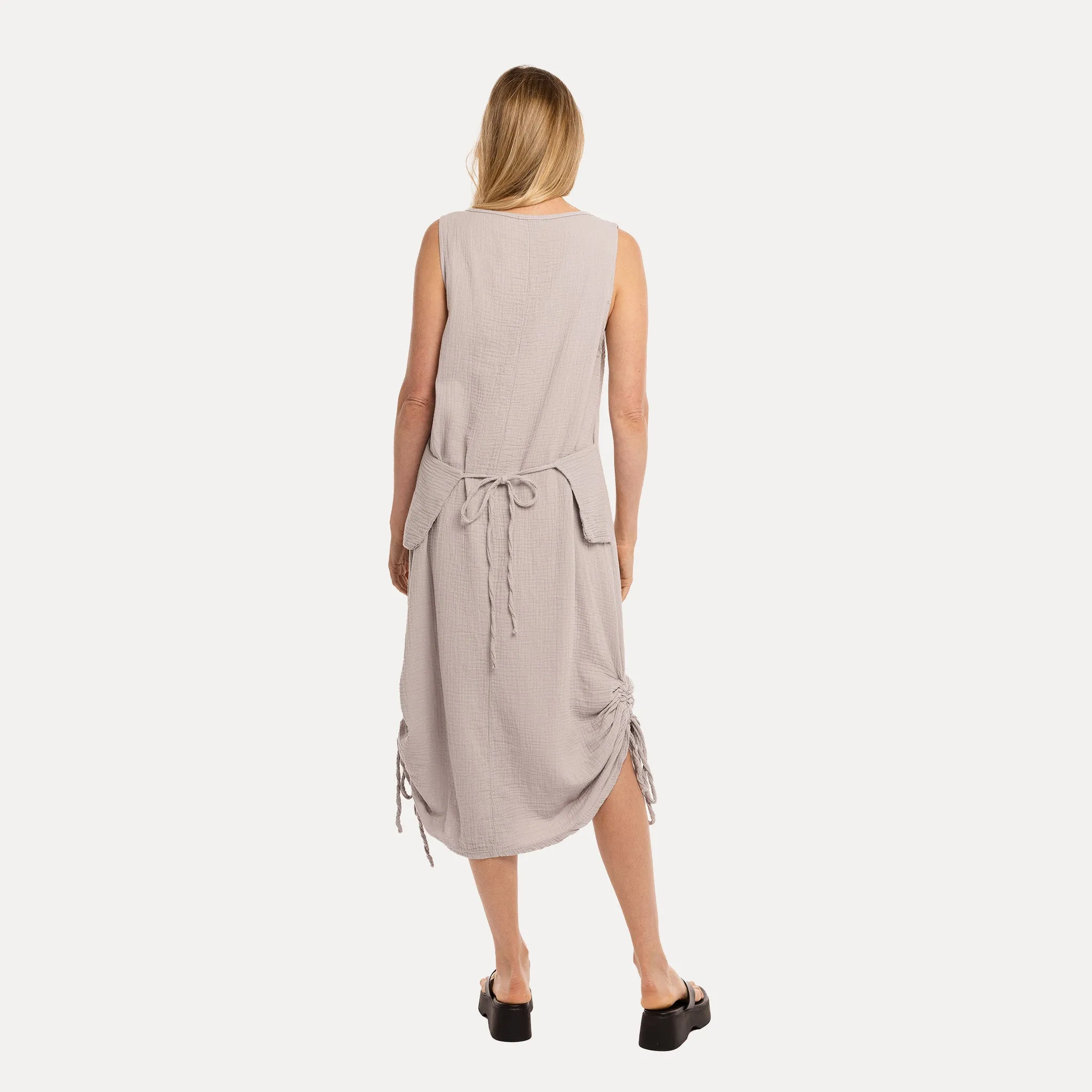 M Made in Italy  Women's Woven Sleeveless Dress