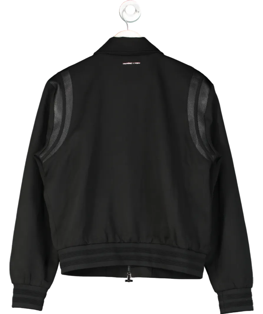 maniere de voir Black Tailored Varsity Jacket UK M