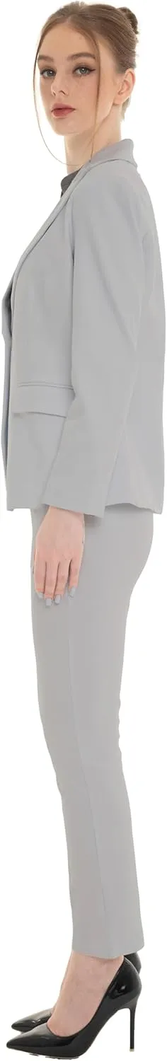 Marycrafts Women's Pant Suits Set  Professional Business Suiting Blazer and Pants 2 Piece Outfit