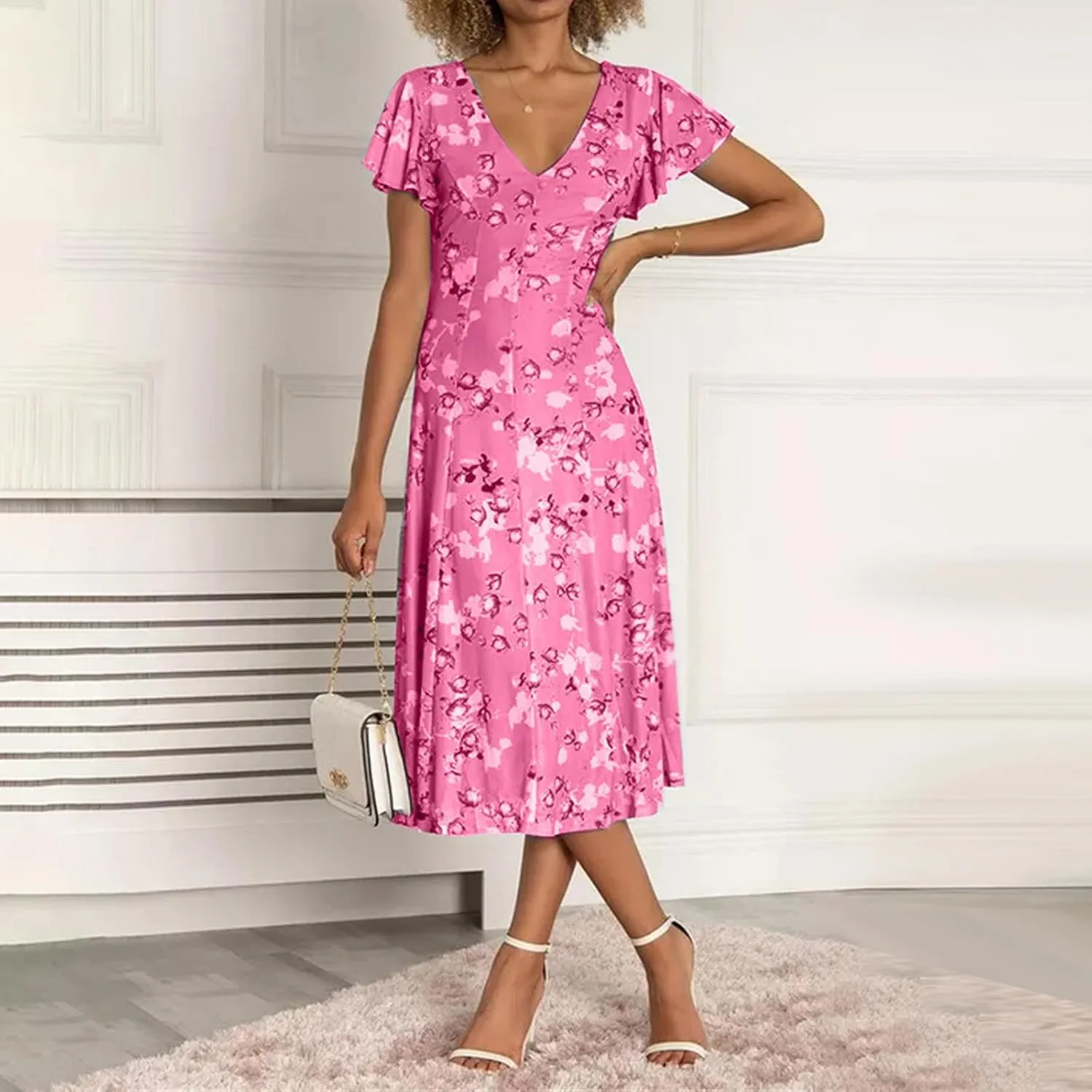Maxi Dresses for Women 2025 Chiffon Dress Summer Dresses for Women Spring Summer Casual Maxi