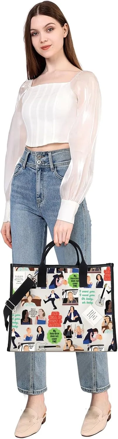 MEIKIUP Romantic Comedy Movie Inspired Makeup Bag Romantic Comedy Movie Lovers Gift Fandom Gift (10 HB)