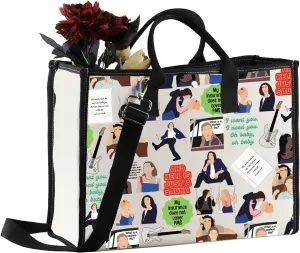 MEIKIUP Romantic Comedy Movie Inspired Makeup Bag Romantic Comedy Movie Lovers Gift Fandom Gift (10 HB)