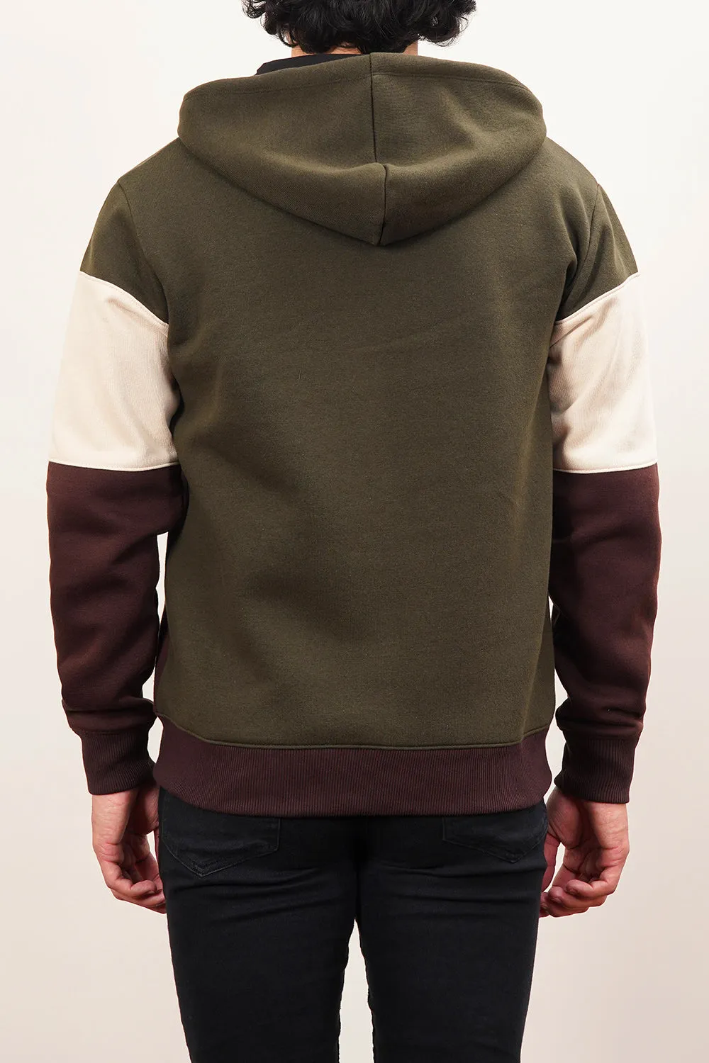 Men'S Premium Paneled Zipper Hood