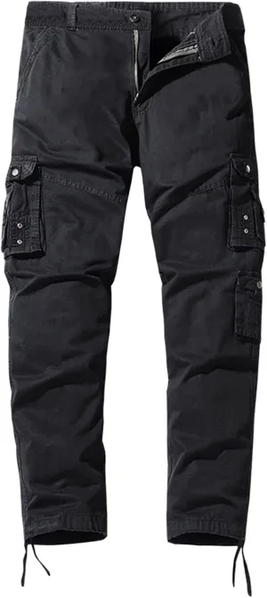 Mens Workout Cargo Sweatpants Athletic Cargo Sports Pants Sweats Casual Straight-Leg Trousers Men's Cargo Sweatpants
