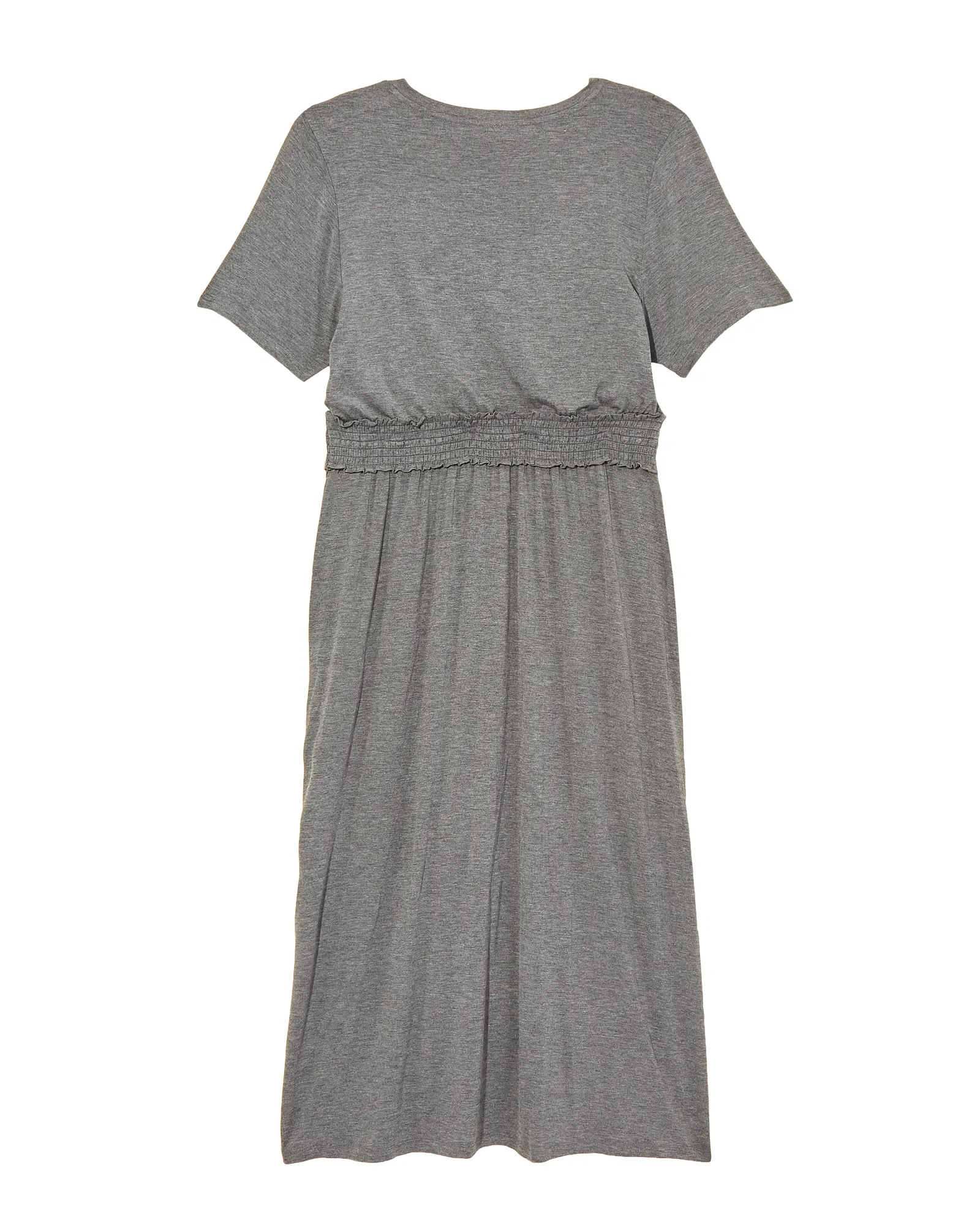 Mesa Smocked Waist Dress | Charcoal Grey
