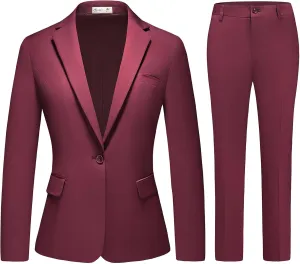 MODFUL Women Suits Work Professional Office 2 Piece Pant Suits for Women Business Outfits