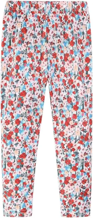Mud Kingdom Little Big Girls Leggings Cute Printing Polyester Stretchy Fashion Spring Summer