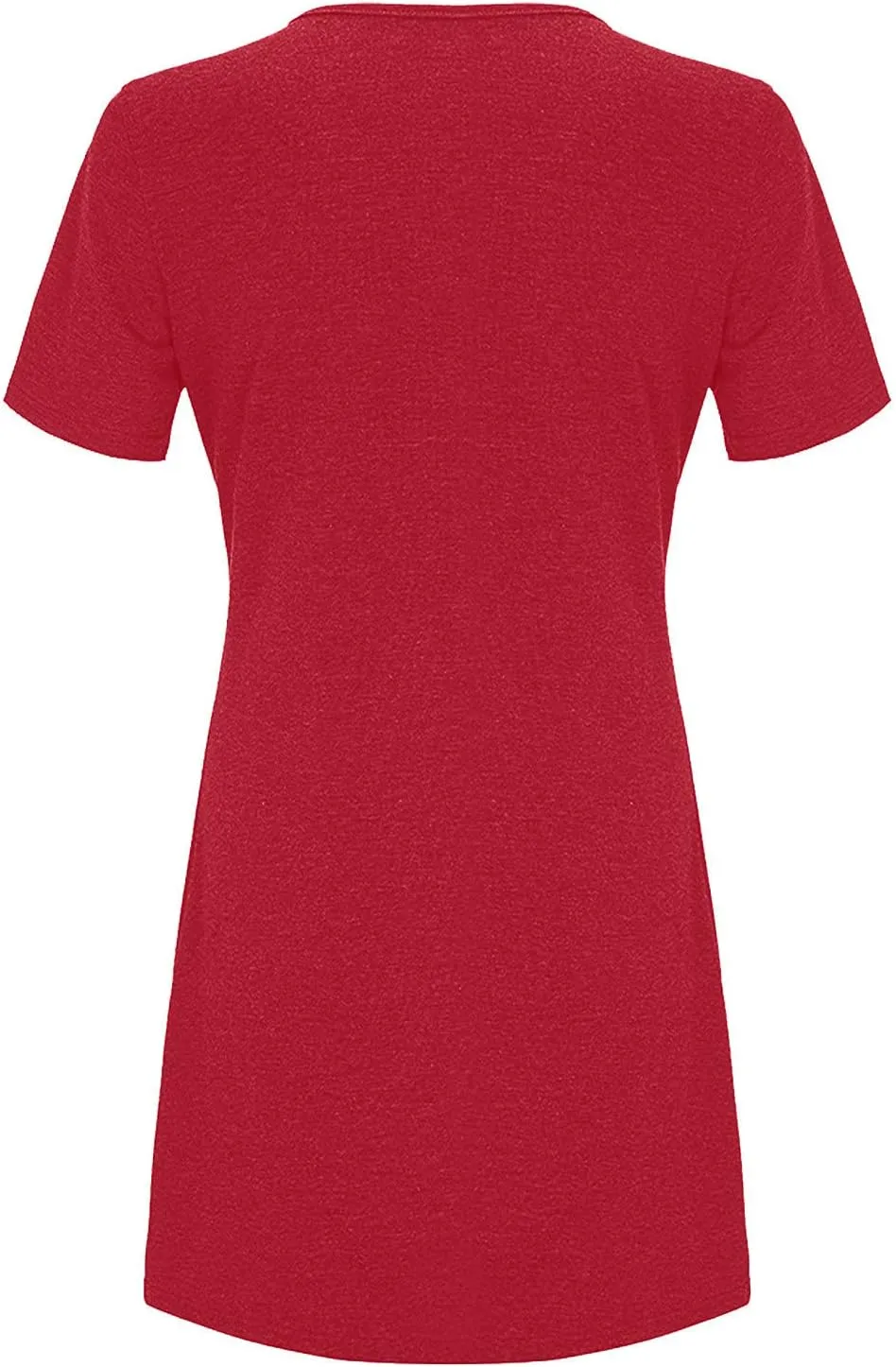 NaRHbrg Women's Casual Loose T-Shirt Dress Summer Short Sleeve Mini Swing Dresses Lightweight Tunic Dress for Beach Vacation