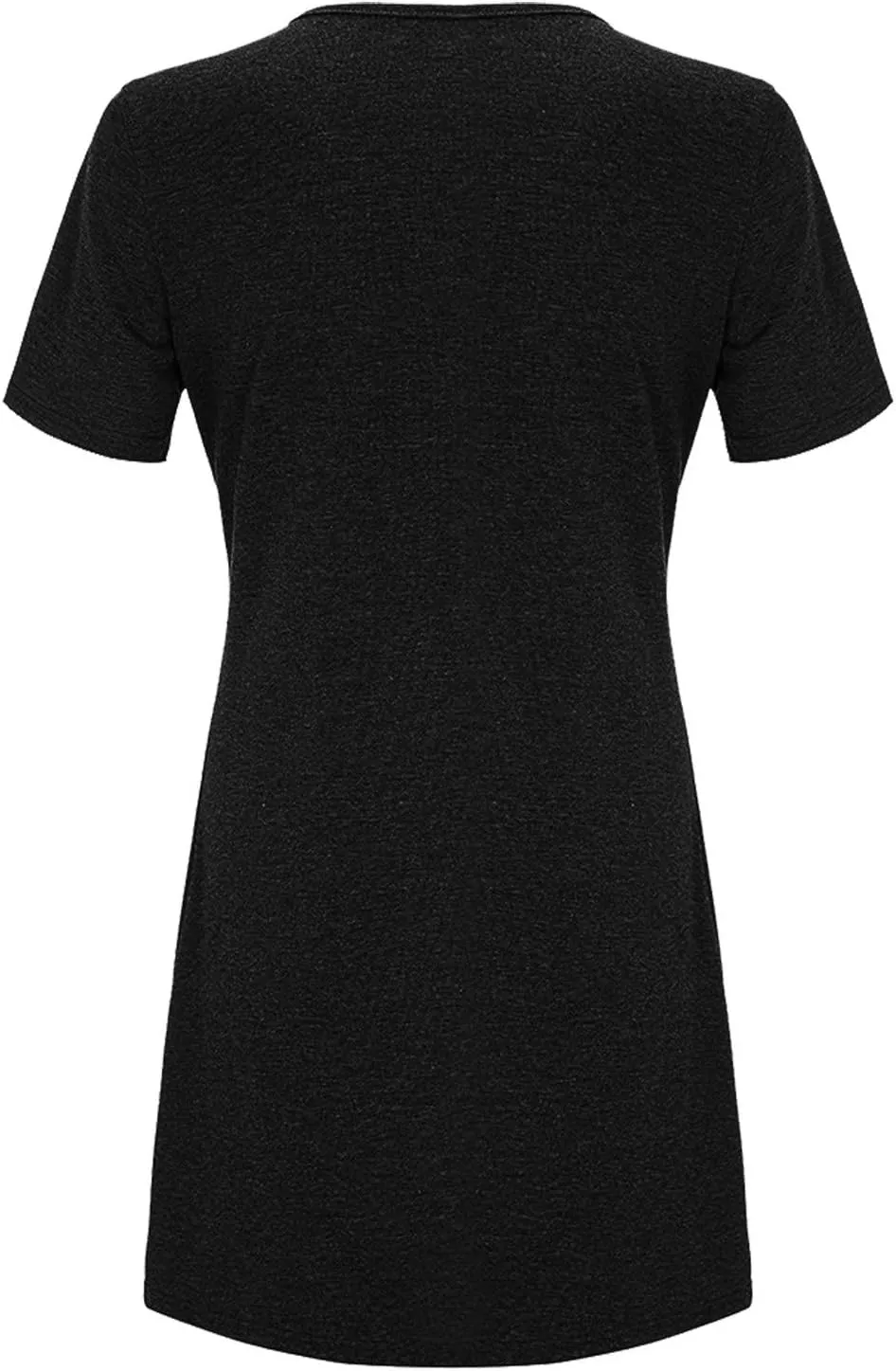 NaRHbrg Women's Casual Loose T-Shirt Dress Summer Short Sleeve Mini Swing Dresses Lightweight Tunic Dress for Beach Vacation