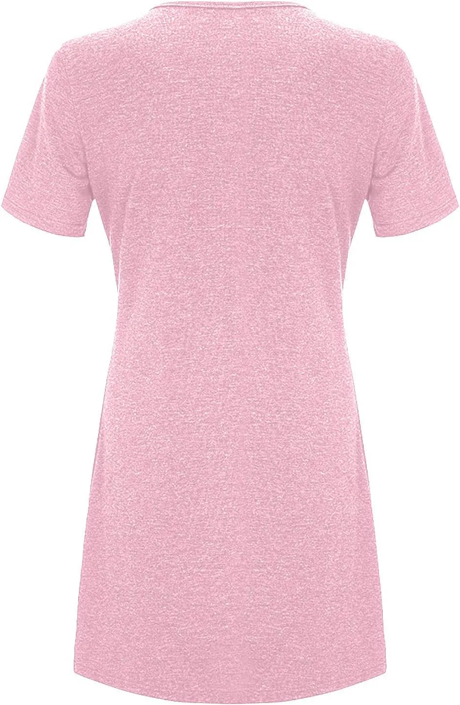 NaRHbrg Women's Casual Loose T-Shirt Dress Summer Short Sleeve Mini Swing Dresses Lightweight Tunic Dress for Beach Vacation