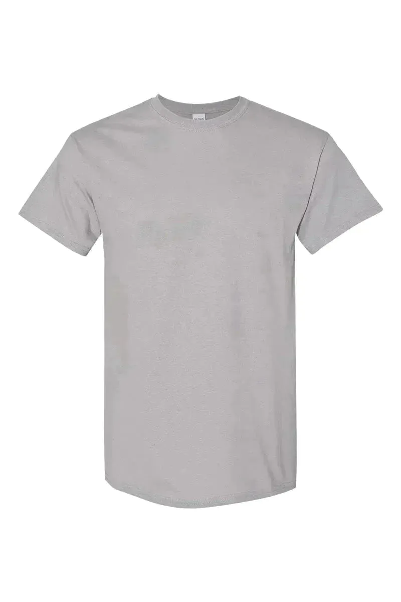 Orange Checkered Game Day Short Sleeve Relaxed Fit T-Shirt