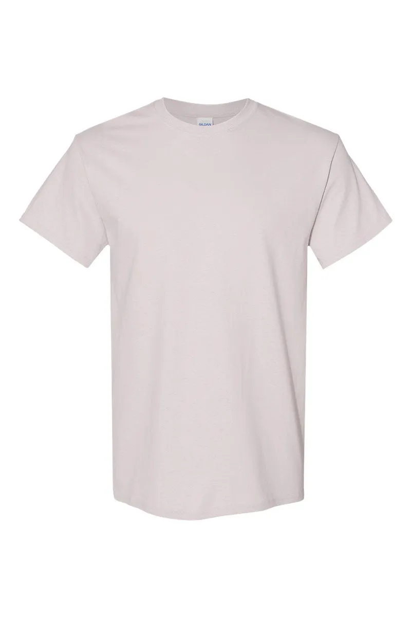 Orange Checkered Game Day Short Sleeve Relaxed Fit T-Shirt