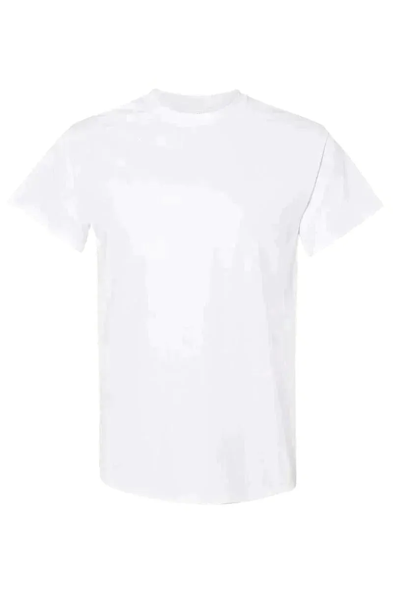 Orange Checkered Game Day Short Sleeve Relaxed Fit T-Shirt
