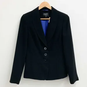 Papaya Jacket Size 12 Black Tailored Smart