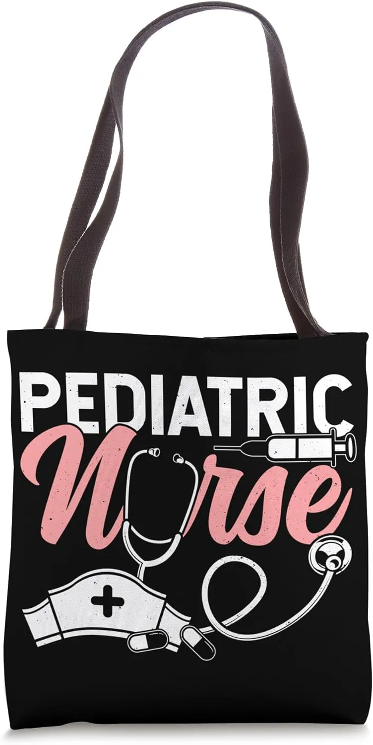 Pediatric Nurse Professional Health Doctor Hospital Medical Tote Bag