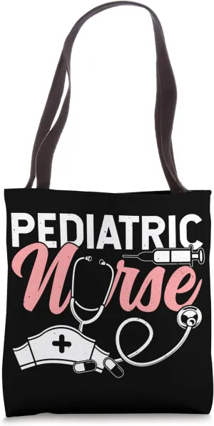 Pediatric Nurse Professional Health Doctor Hospital Medical Tote Bag
