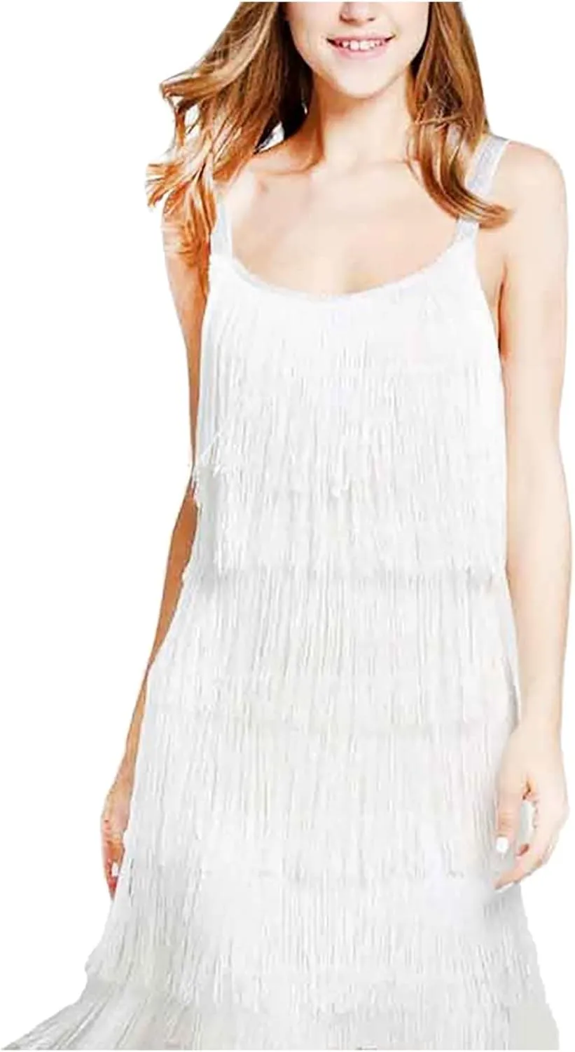 Plus Size Dresses for Women Sleeveless Camisole with Tassel Belt Perfect for Evening Parties and Beach Outings