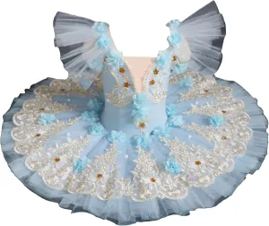 Professional Ballet Dress for Girls Leotard Camisole Skirted Sequin Lace Princess Swan Lake Tutu Ballerina Costumes
