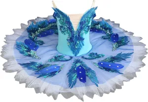 Professional Ballet Dress for Girls Leotard Camisole Skirted Sequin Lace Princess Swan Lake Tutu Ballerina Costumes