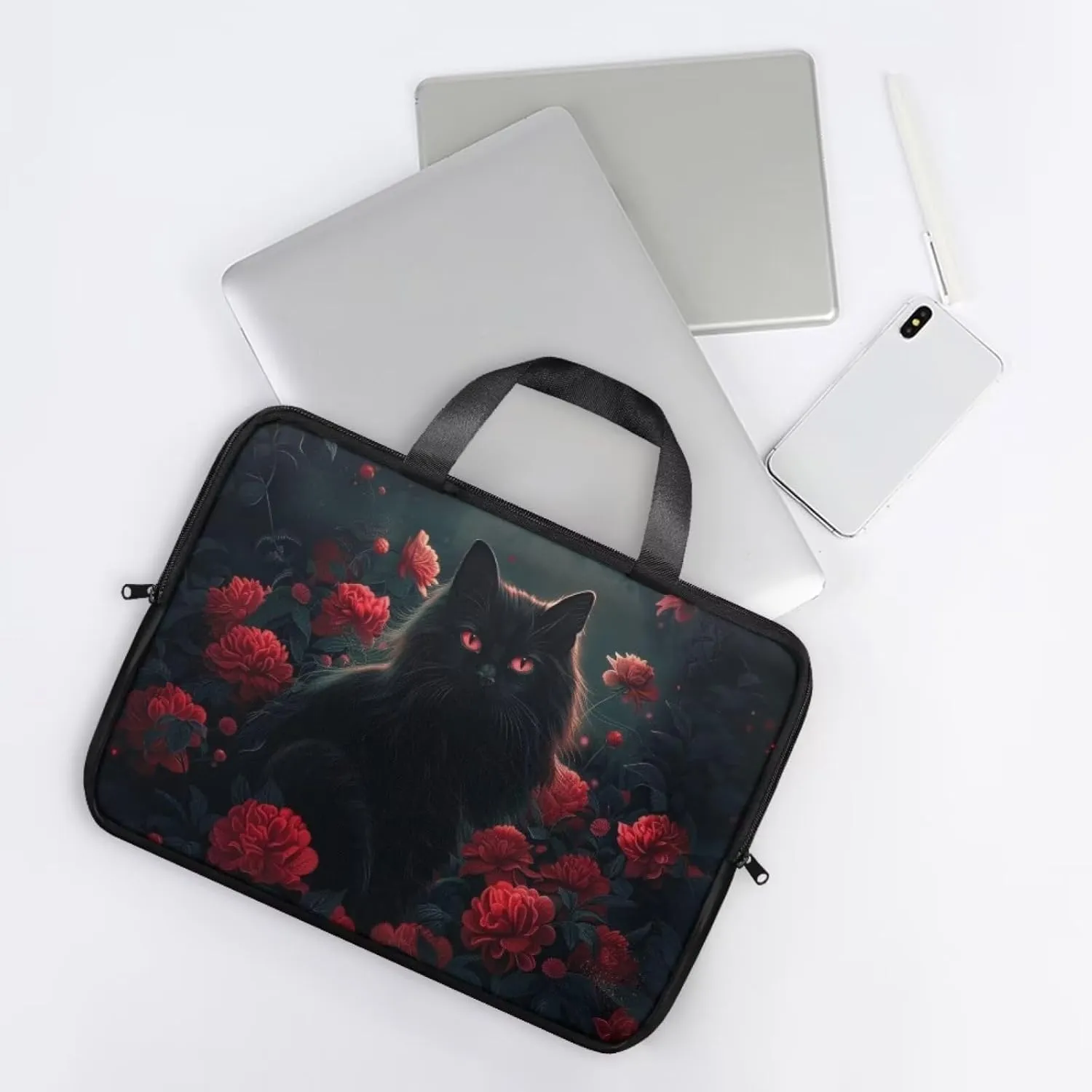 PU Leather Laptop/Work Bag for Women Computer Tote Professional Office Business Briefcase Lightweight Travel Handbag