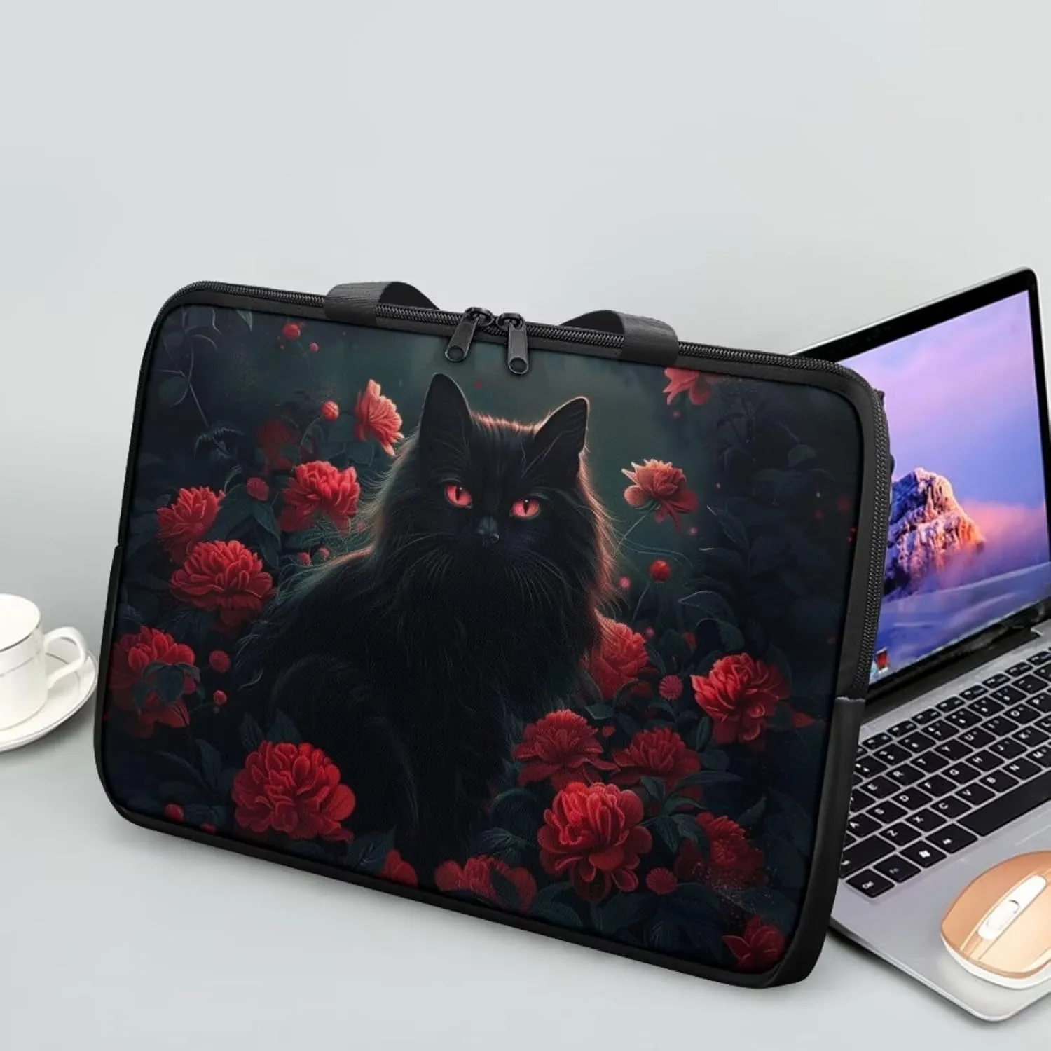 PU Leather Laptop/Work Bag for Women Computer Tote Professional Office Business Briefcase Lightweight Travel Handbag
