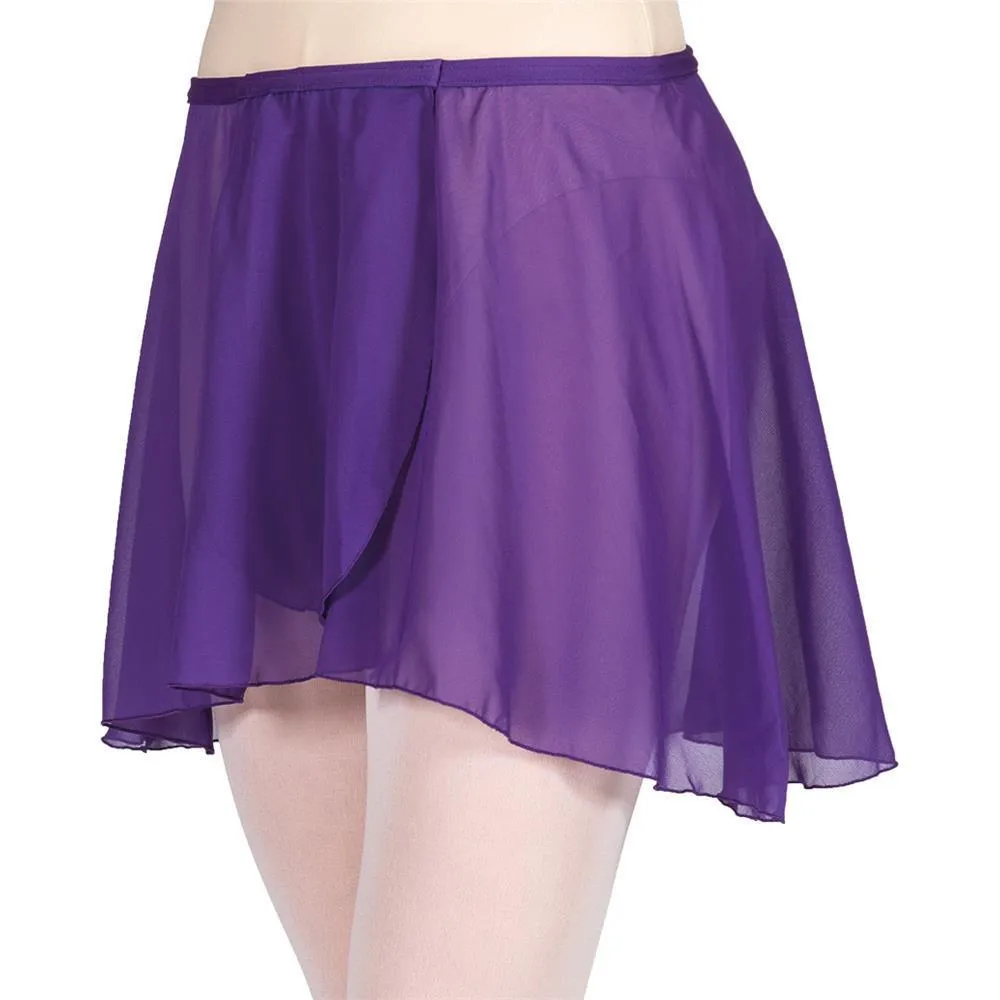 Pull-On Wrap Skirt Chiffon Adult